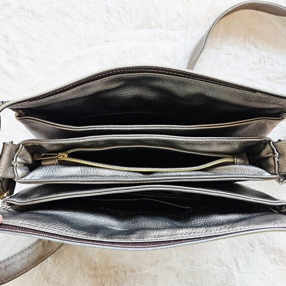 Falcony Bags Psychedelic Trippy Colorful Hippy Art Crossbody Bag for Women - Picture 3 of 5